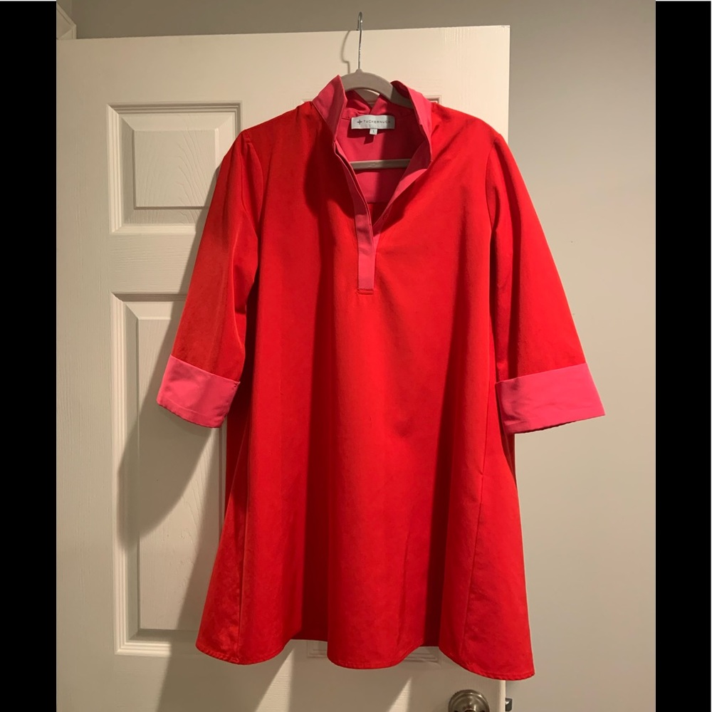 Cute Red and Link Tuckernuck Tunic - Never worn!!